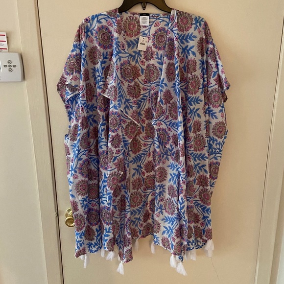 J. Crew Other - NWT J. Crew Beach Poncho in Block Print